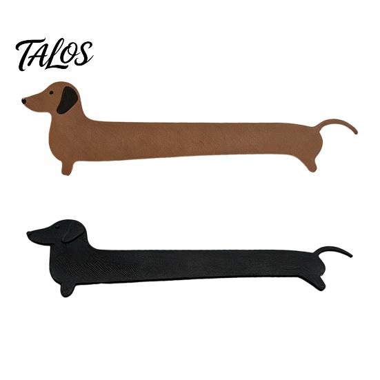 Talos 2Pcs 3D Printed Dog Bookmark, Dachshund Page Holder for Students, Cute Puppy Book Marker Office School Reading, Gift Lovers