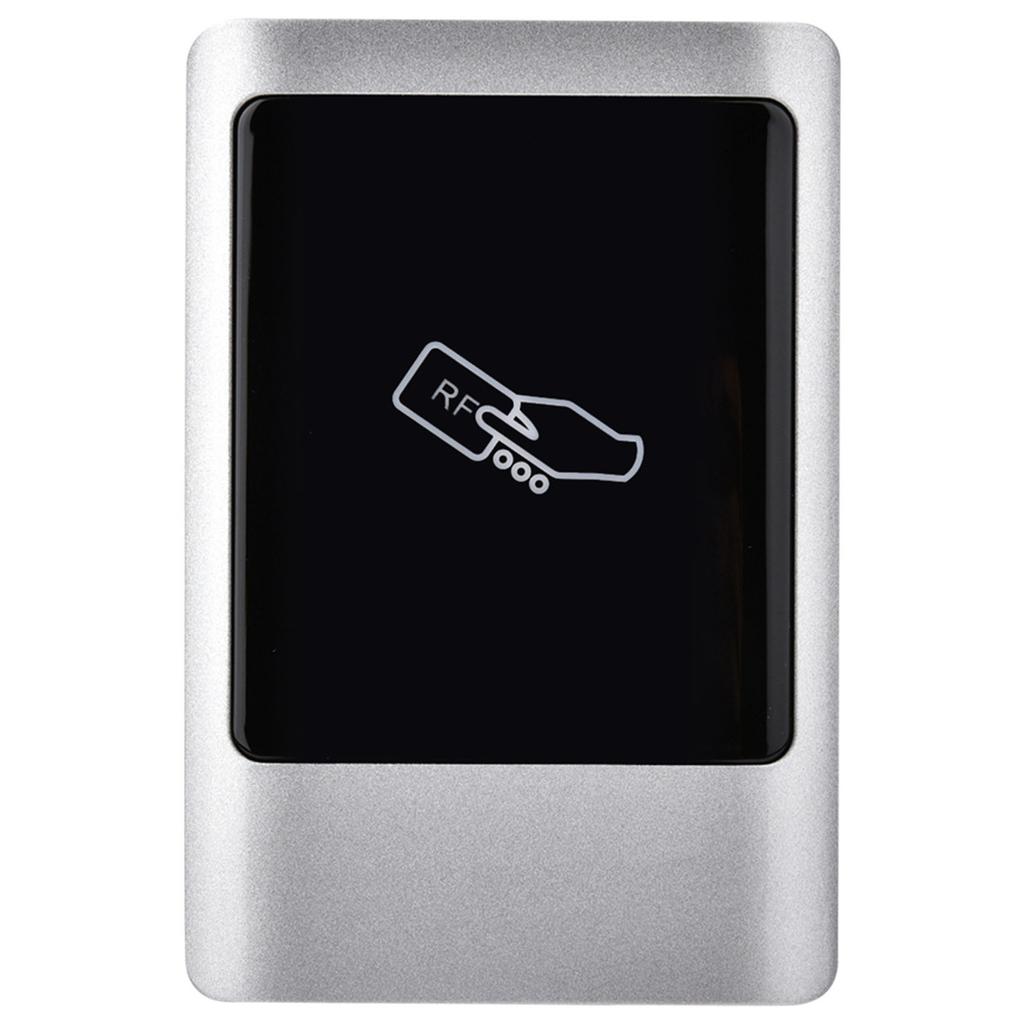 Leitor RFID externo Wiegand à prova d'água para gerenciamento de acesso à porta com cartão inteligente (IC)