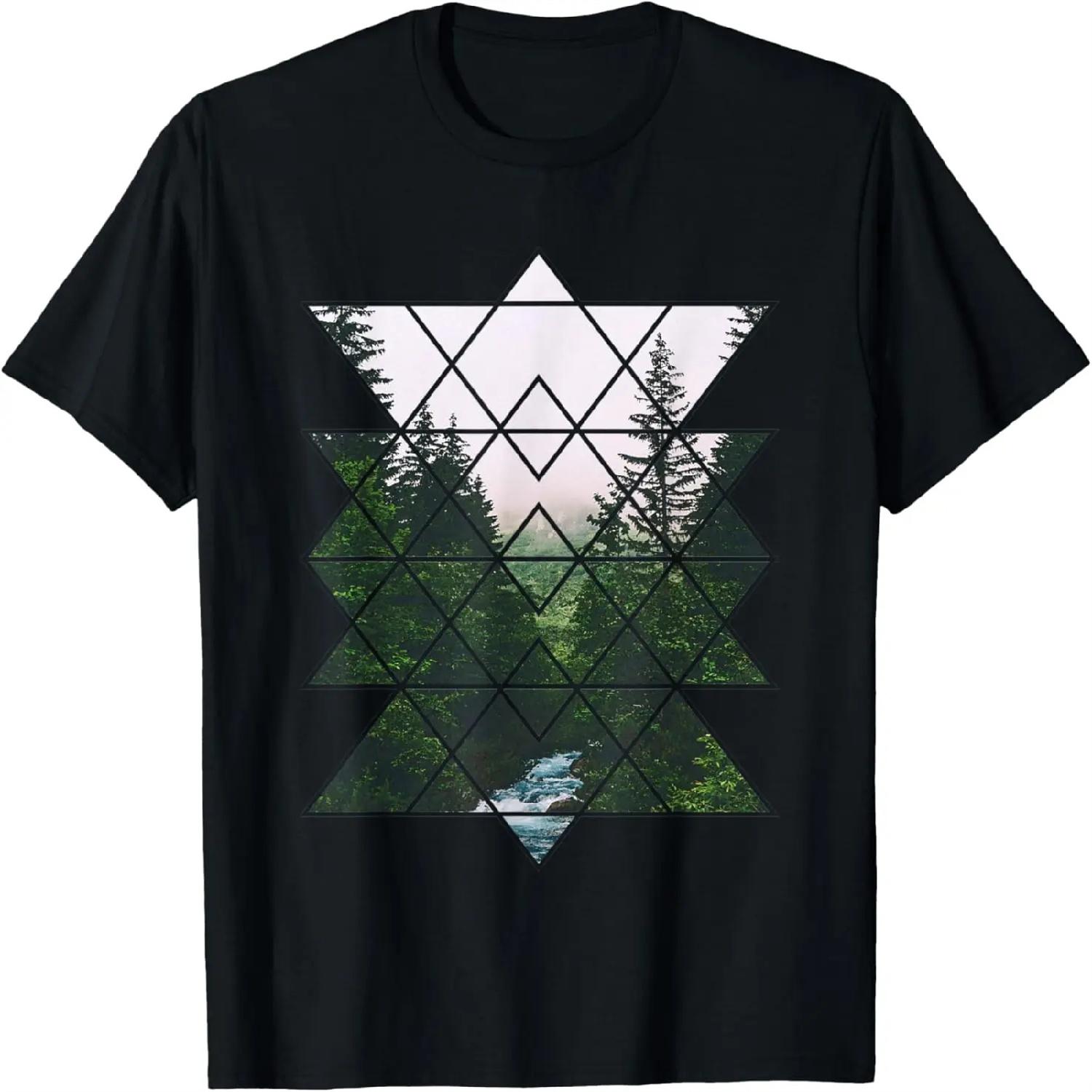 sacred geometric nature design for men & women T-Shirt S