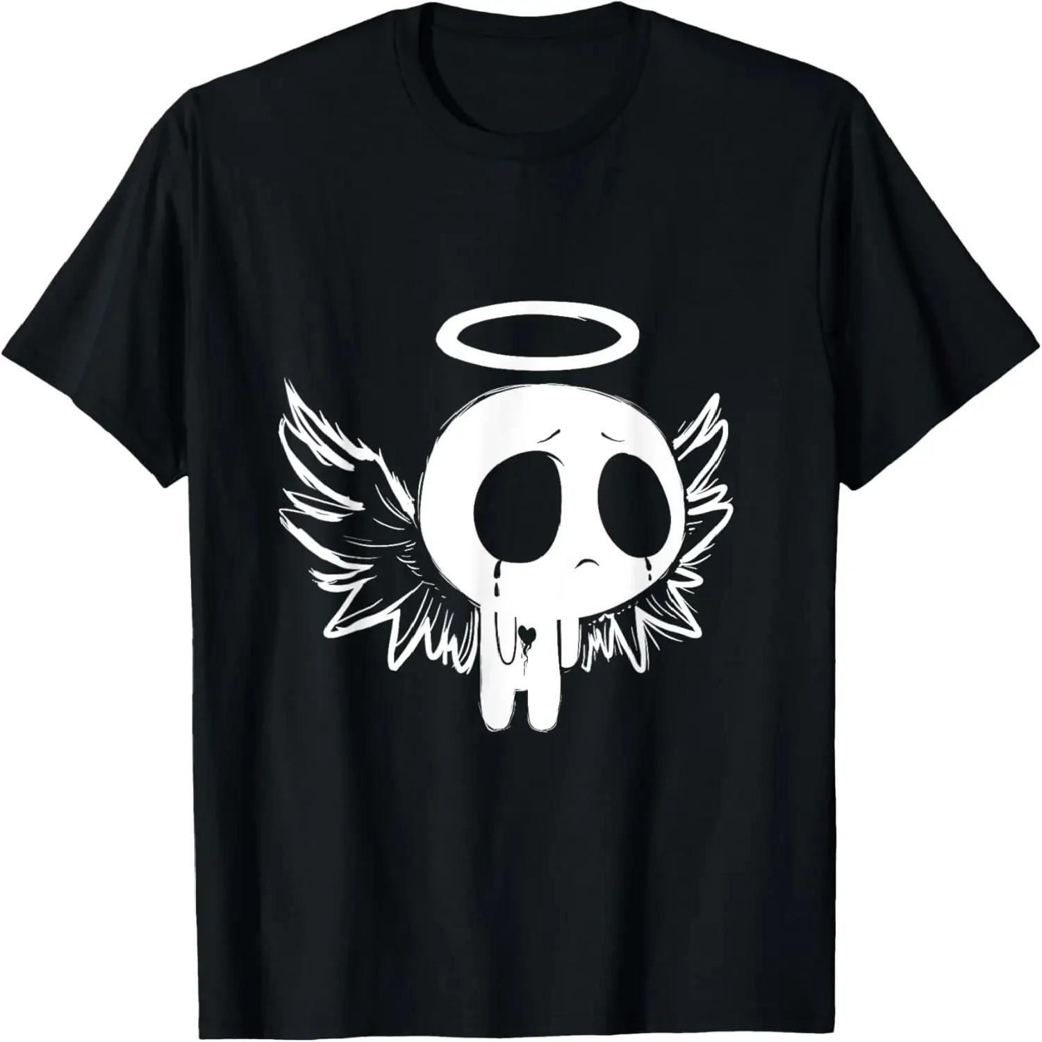 

Cute Sad Emo Angel Punk Emo Boy Emo Girl,Quality short sleeves XXXXXL різнокольоровий