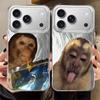 Soft Shell Case for Apple iPhone 16 15 Air 13 Pro 14 12 11 17 pro max 16e 14 Plus Monkey Drink Trend