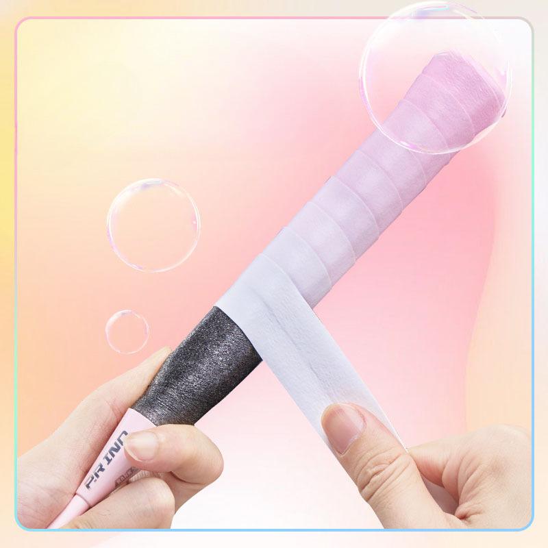 Gradient Bubble Handle Grip Tape, Sweat Absorbing Viscous Badminton Racket Accessory, Shockproof Overgrip For Tennis Bat And Sports Equipment
