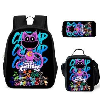 Poppy Playtime3 Animali dell'Orrore Sorridenti Creature Sorridenti Zaino a Tre Pezzi