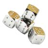 Aluminum Alloy Dice Shaped Valve Cap Tire Air Valve Cap