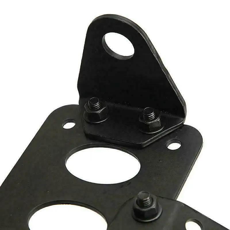 7/8"22mm Motorcycle License Plate Holder Metal License Bracket Tail Light Holder Universal