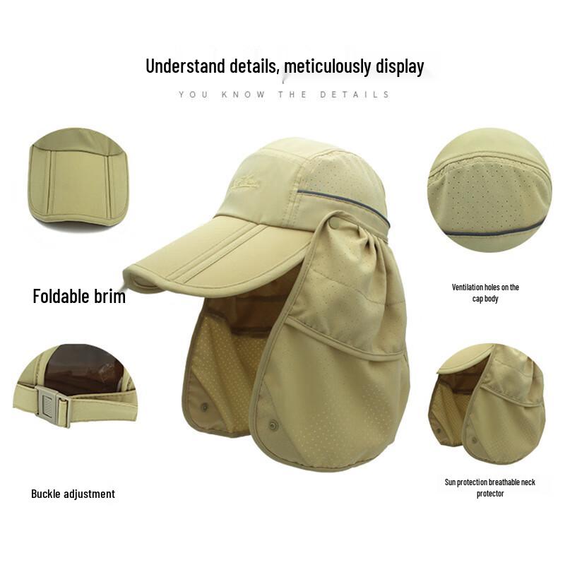 Foldable Outdoor Sun Protection Fishing Hat