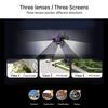 Outdoor Wireless Camera with Night Vision, Three-Screen Remote Monitoring System
