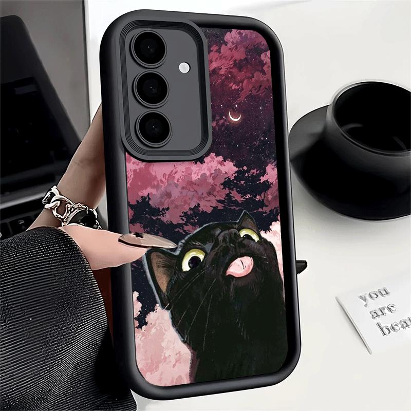 Handyhülle für Samsung Galaxy A17 A16 A15 A14 A13 Katze Niedliches Kätzchen Cartoon A56 A36 A26 A55 A35 A25 A54 A34 A24 A53 A33 A23 A07 A0