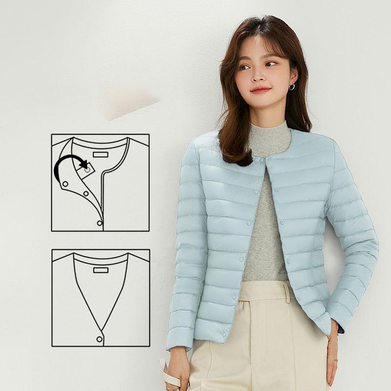 

Женская куртка большого размера на осень и зиму с утеплителем Paragraph, повседневная, средней длины, с круглым вырезом, теплая верхняя одежда XXS