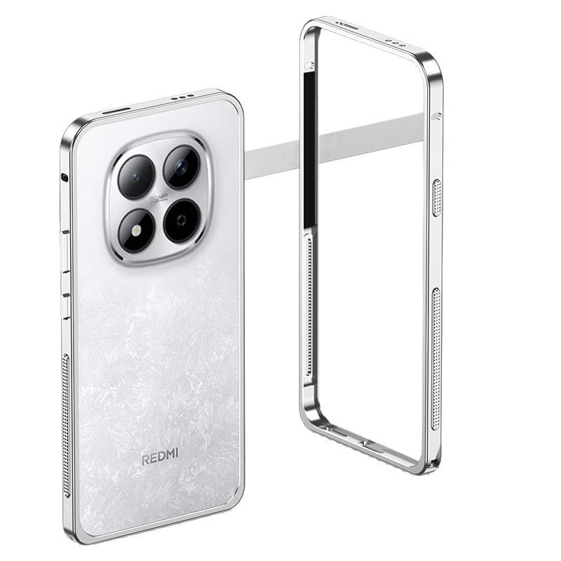 Seahorse Buckle Metal Frame Phone Case for Redmi Note 15/15 Pro/Note 15 Pro+