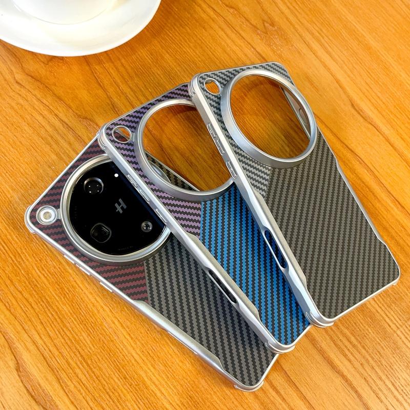Carbon Fiber Color-blocking Blade Magnetic Ring Case For Oppo Find X9 Ultra X9s Pro X9/X9 Pro - Camera Protection Cover