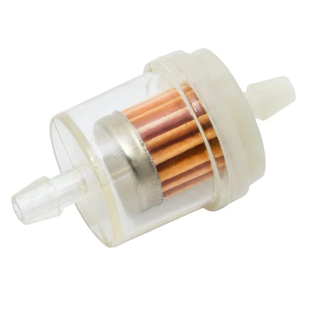Fuel Filter 6mm With Magnet For Motorcycle Scooters Moped ATV Quad Small Engine Lawn Mower Moto Accessories