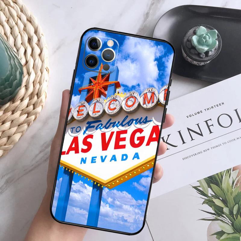 LAS VEGAS POKER CARDS Phone Case For iPhone 16 Pro 11 12 13 14 15 Pro Max Mini XS X XR 7 8 16 Plus Cover Coque