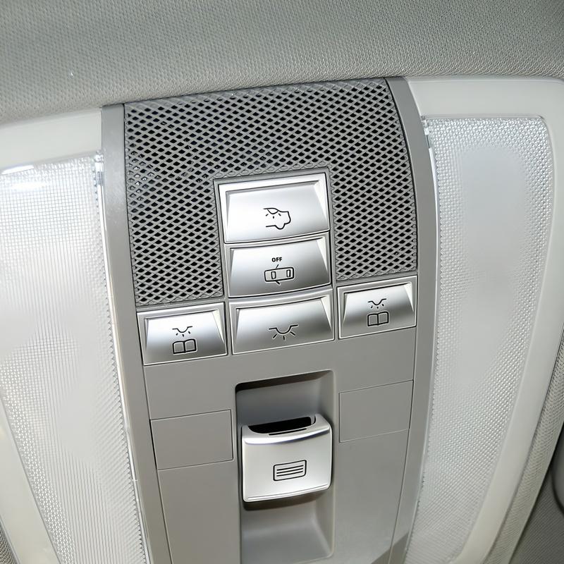 Light button for car solar roof, Mercedes decorative stickers benz gick c e x204 W204 W212, roof light deck duster