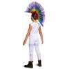 Disguise Queen Barb Trolls Costume, Trolls World Tour Rainbow Barb with Child's Headpiece, Deluxe Size <(7-8), Multicolor