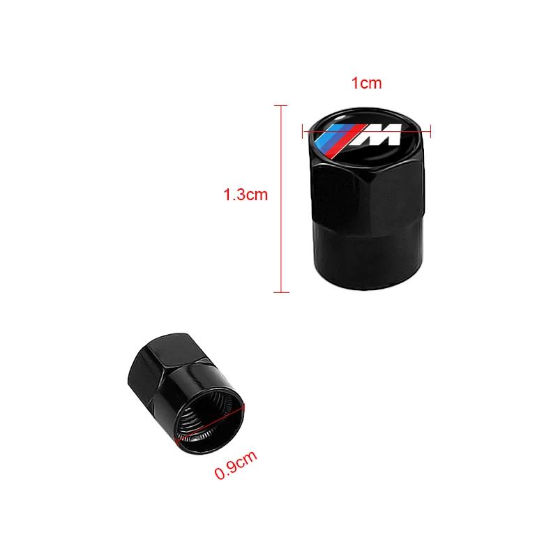 4PCS Car Wheel Stem Valve Caps Alloy Tire Air Covers Car Goods For BMW E60 E46 E39 E38 E90 E36 F30 E30 E31 E34 E70 X1 X5 X3 X6