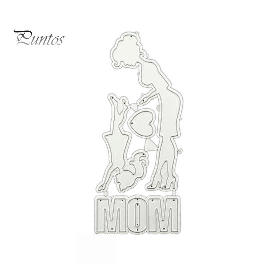 

День матери открытка резки умирает DIY Скрапбукинг тиснение трафарет плесень Mother s Day