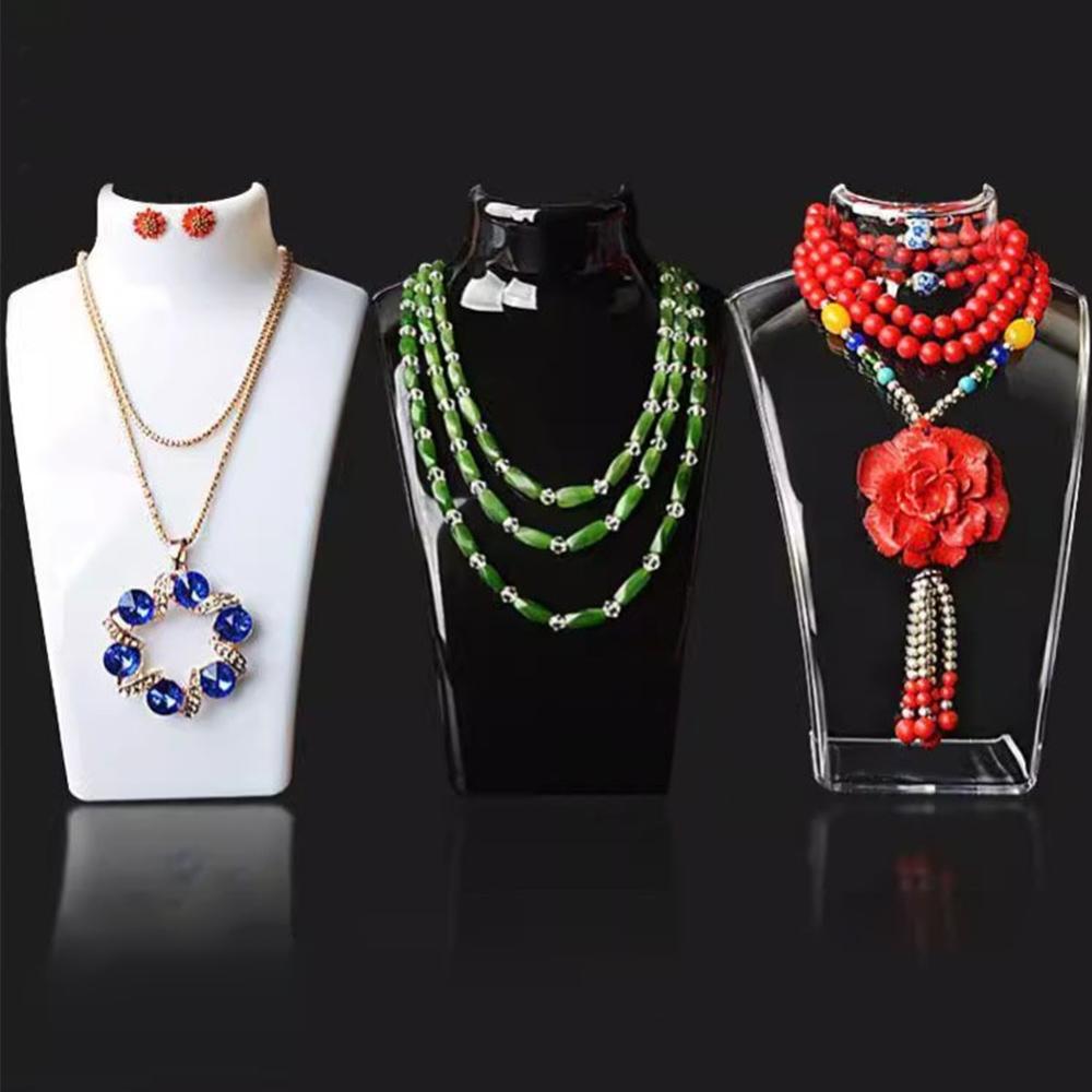 

Pendant Display Necklace Stand Mannequin Display Shelf New Display Stand Transparent