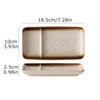 1PC Japanese Style Exquisite Plate Modern Sushi Tray Practical Ceramic Multi Compartment Plate
