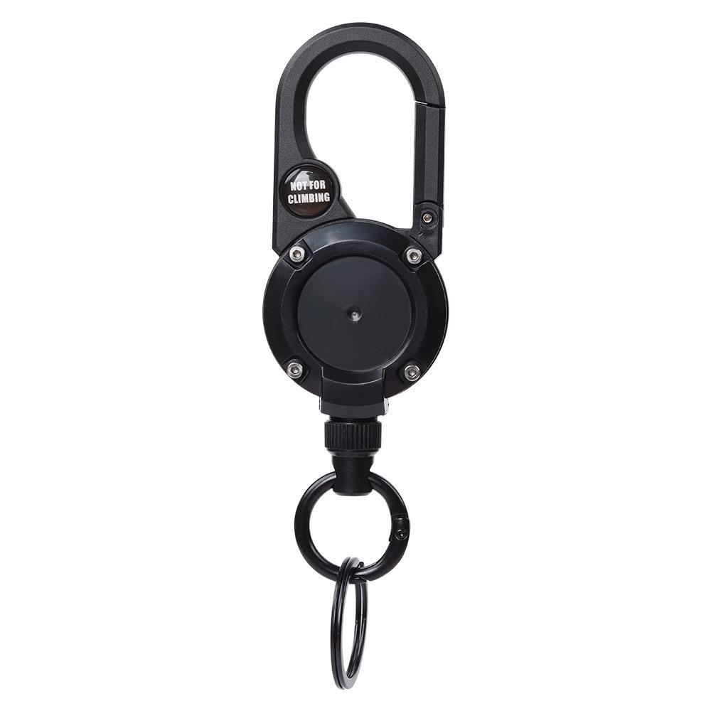 Retractable Elastic Keychain with Anti-Lost High Rebound Pull Cord Keyring