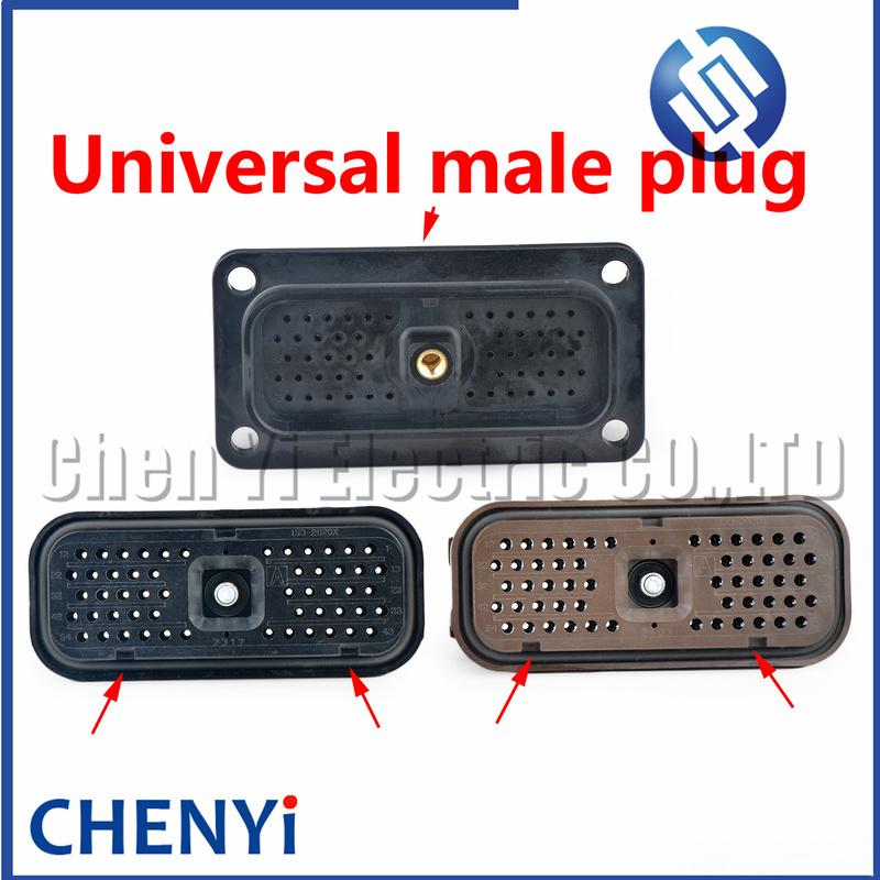 54 Pin auto Waterproof Wiring Connector For CAT Carter Excavator Computer Version Plug 153-2630 153-2620 163-6637 E320C E320D