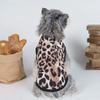 2025 latest pet leopard print vest dog dog cat summer home going out vest, breathable and comfortable, suitable for small and me
