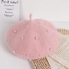 Moda Nuova Principessa Bambine Ragazze Cappelli Berretti Adorabili Berretti con Perle Cappelli Primavera Autunno Inverno Bambini Piccoli Ragazze Cappelli