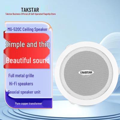 Takstar MG-520C 5-inch Ceiling Speaker CN Plug (adapter Included)