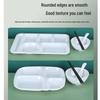 Shengjia A8 White Melamine Divided Canteen Tableware Set