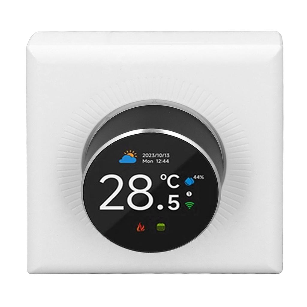 WLAN Smart Thermostat Wöchentlich programmierbarer Temperaturregler für elektrische Heizung 16A Drehknopf APP