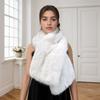 Men's and Women's Faux Fur Warm Winter Wide Neck Scarf - Runway New Arrival Stylish and Chic Women's Scarves