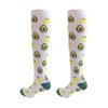 Sport Compression Stockings Pattern Stripes Dots Plant Fruits Animals Balloon Flamingo Monkey Pressure Compress Socks