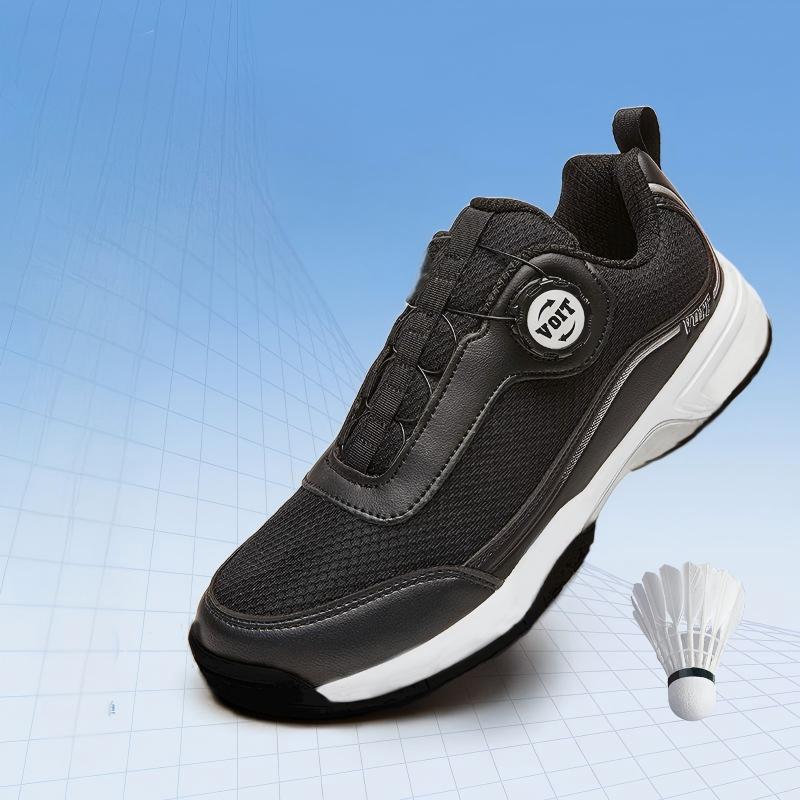 

New Style for Lovers Badminton Shoes Breathable Badminton Footwear Non Slip Badminton Training Shoes Outdoor Low Top Sneakers 45 чорний