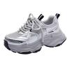 New summer and autumn dad shoes women's 2025 thick-soled heightening small mesh versatile sports casual lightweight women's shoes