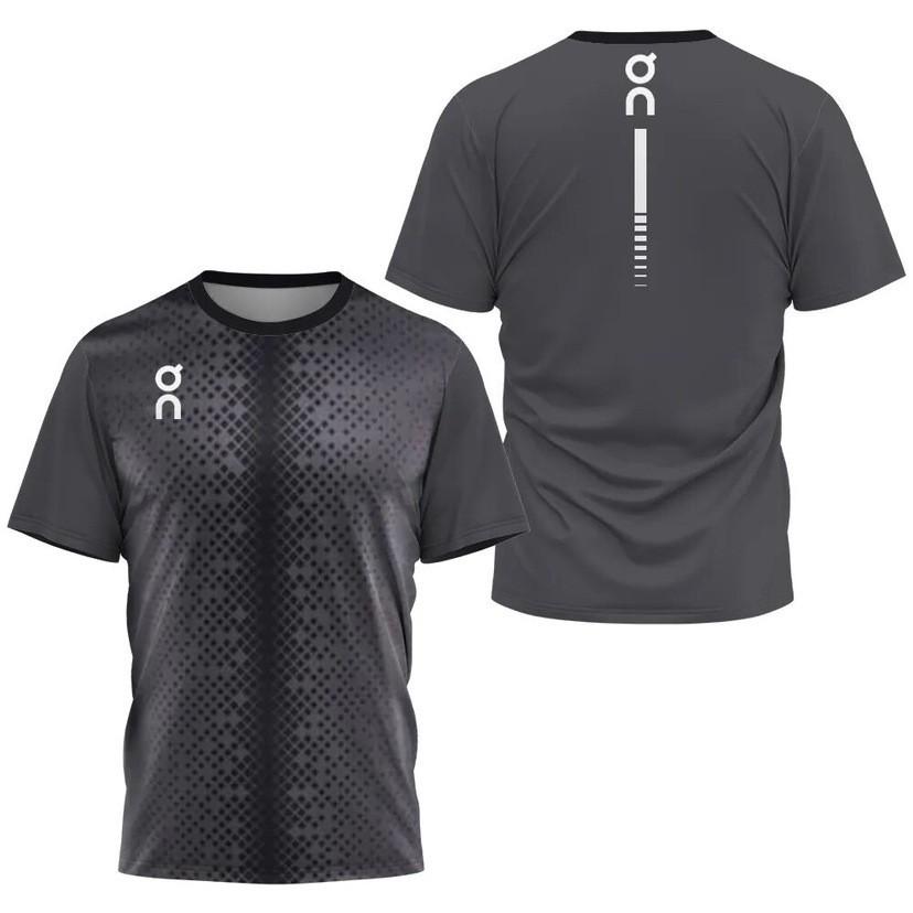 Summer Round Neck 3D Print Top Outdoor Fitness Sportswear Fashionable Casual Quick-drying Short Sleeved Men's T-shirts