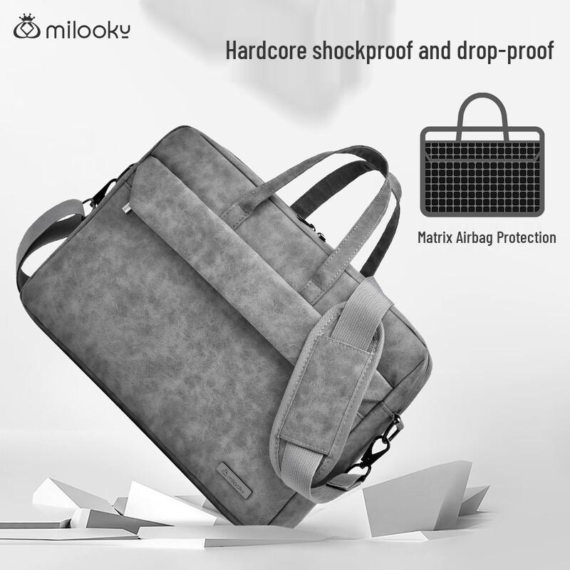 Milooky Business Commute Laptop Shoulder Bag