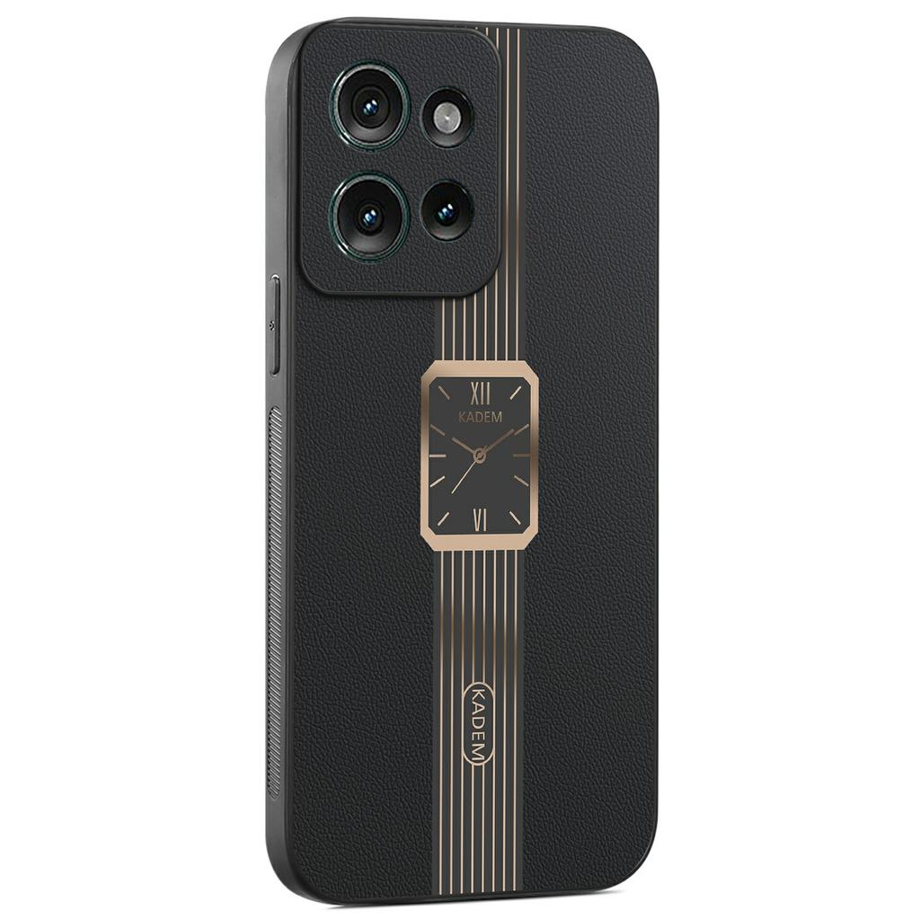 For Motorola Edge 50 5G Case Leather+TPU+Acrylic Anti-Scratch Phone Cover