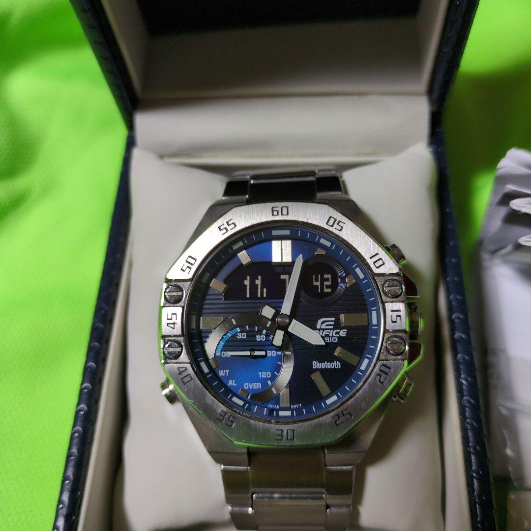 EDIFICE Digital Analyzer Watch with Bluetooth Function