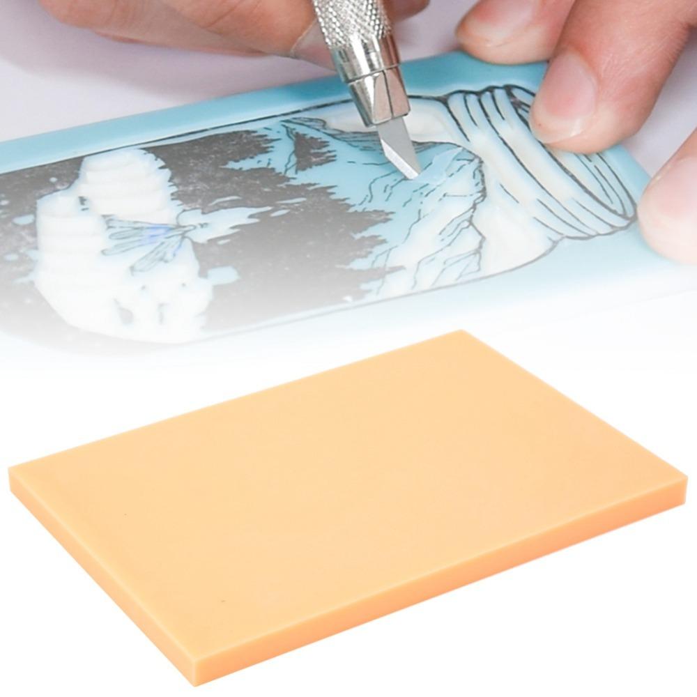 15 x 10 x 0,8 cm DIY Radiergummi-Block Farboptionen Stempel-Schnitzblock Druckgrafik