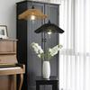 Woven Rope Pendant Chandelier Lampshade Handmade Rattan Shade for Cafe Bar Restaurant Boho Decoration