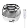 Mini Wireless Crystal Speaker with 3 5mm Aux Audio Jack Powerful Portable HIFI 3D Surround Sound for Smartphone Tablet