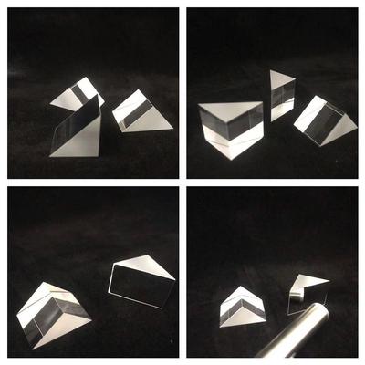 20mm Triangular Prism Optical Glass Reflecting Rainbow Prism Optical Components Miniature Right Angle Prism