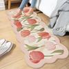 Thickened Imitation Cashmere Floor Mat, Small Fresh Bedroom Bedside Blanket, Living Room Carpet, Household Bay Window Mat