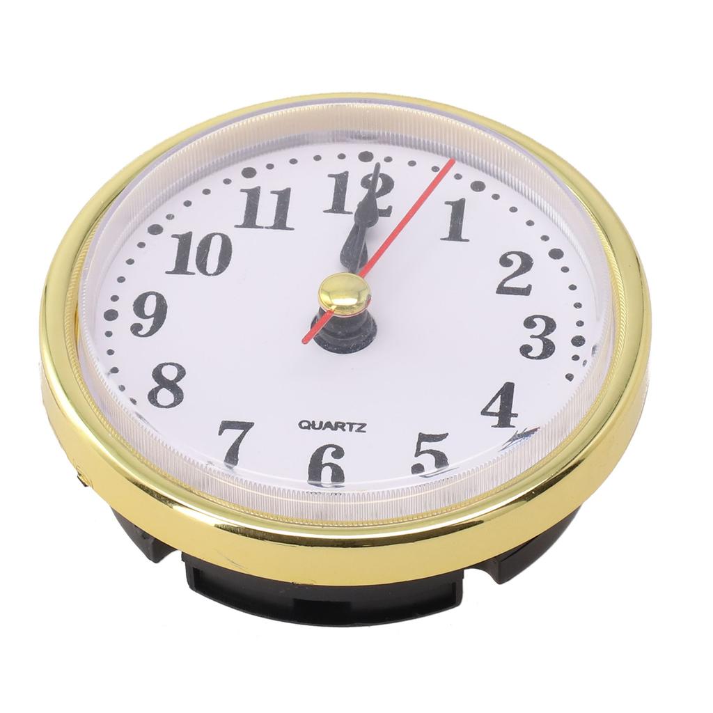 Quartz Clock Insert DIY Gold Colored Trim Parts Replacement