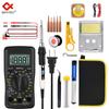 Digital Multimeter Soldering Iron Set Ac/dc Votage Current True Rms Automatic Tester 2000 Counts Ohm Ammeter Multimetro