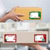 Cute Christmas Gift Stickers - Glossy Surface,Paper Bag&Closure&Name Stickers,Can Write Christmas Packaging Gift Stickers Labels