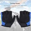 Knitted Fabric Unisex Half Finger Riding Glove Breathable Shockproof Bicycle Cycling GlovesCycling Gloves
