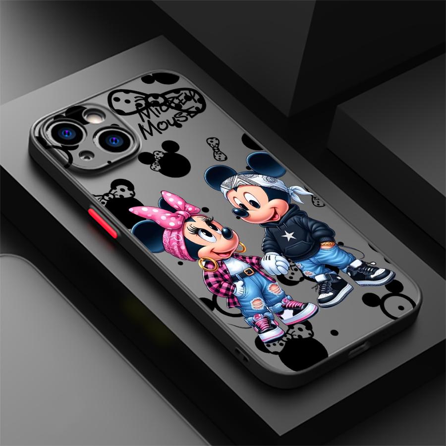 Fashion Mickey Mouse Back Phone Cover Case for iPhone 17 Pro Max 14 13 Mini 7 8 SE Air 17e 15 16 Plus 11 12 XS XR