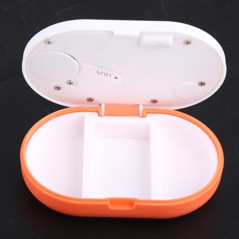 Travel for Pill for Case Medicine Box Mini Portable Reminder Drug Box for Pill Box for W/ Timer Pillbox Medication Organ