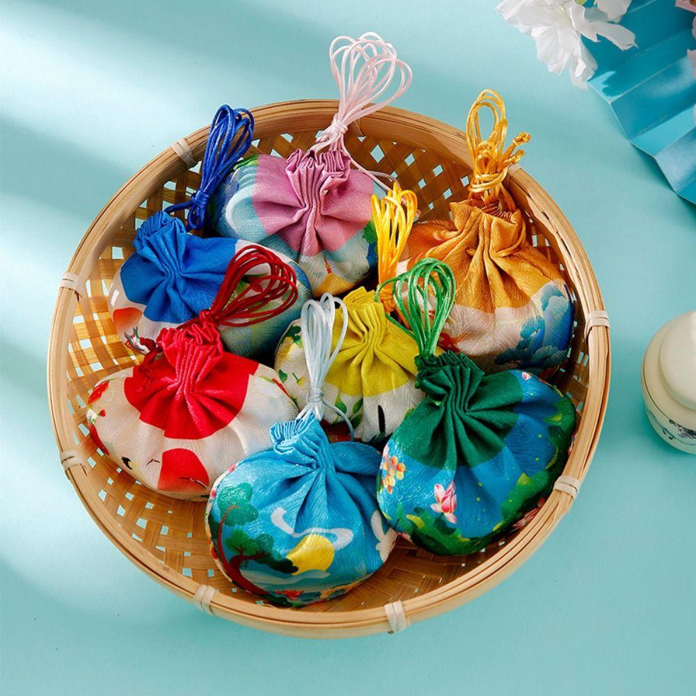 Chinese Style Zongzi Sachet Printing Women Jewelry Bag Zongzi Car Pendant Empty Sachet  Gifts